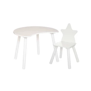 Gyerek hold asztal, csillag székkel (szett) Gyerek hold asztal, csillag székkel (szett)