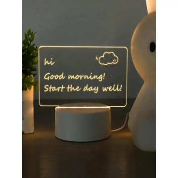 Üzenőtábla téglalap alakú, led fénnyel