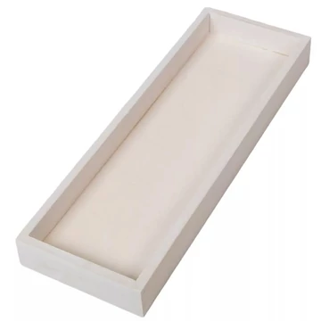 Fa tálca fehér 30x10x3cm Fa tálca fehér 30x10x3cm