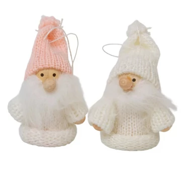 Manó textil akasztós fehér 7cm 2db-os Manó textil akasztós fehér 7cm 2db-os