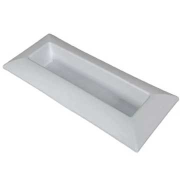 Műanyag tál téglalap alakú fehér 39x17cm Műanyag tál téglalap alakú fehér 39x17cm