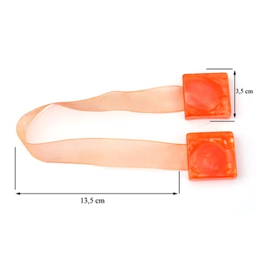 Dekoratív mágneses rögzítő 27 cm narancssárga színben Dekoratív mágneses rögzítő 27 cm narancssárga színben