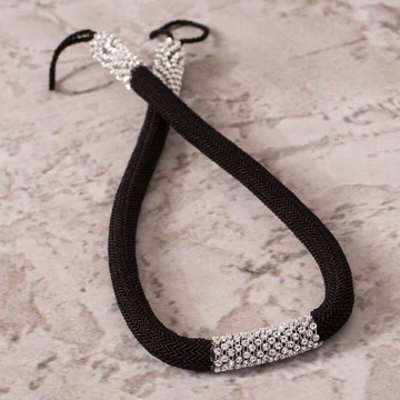 Blanka dekoratív zsinór 87 cm, fekete Blanka dekoratív zsinór 87 cm, fekete