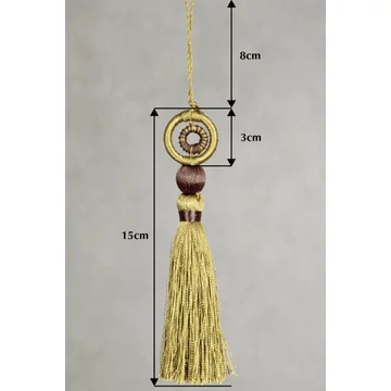 Sznur dekoracyjny 61 - dekoratív zsinór, 100% poliészter, olajzöld Sznur dekoracyjny 61 - dekoratív zsinór, 100% poliészter, olajzöld