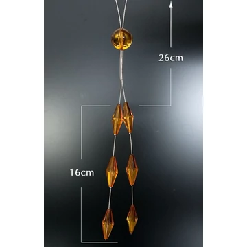 Narancssárga dekoratív klipsz 10 - 100% poliészter Narancssárga dekoratív klipsz 10 - 100% poliészter
