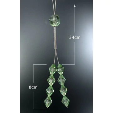 Zöld dekoratív rögzítő 12 - 100% poliészter Zöld dekoratív rögzítő 12 - 100% poliészter