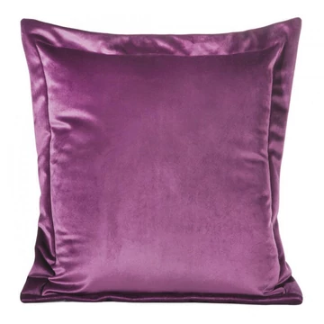 RIA bársonyos párnahuzat - sötétlila szín, 45 cm x 45 cm RIA bársonyos párnahuzat - sötétlila szín, 45 cm x 45 cm