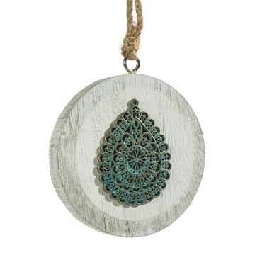 KELLY karácsonyfadísz mdf-ből és fémből 9cm KELLY karácsonyfadísz mdf-ből és fémből 9cm