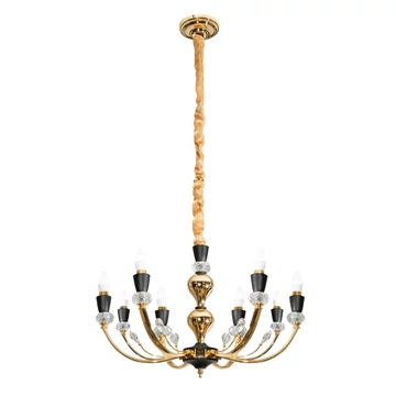 Melba Lampa - Dekoratív Fényforrás, Fém és Kristály, Arany Színben Melba Lampa - Dekoratív Fényforrás, Fém és Kristály, Arany Színben