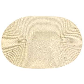 Judy2 Podkładka Struktúrális - Világos Bézs, Ovális, Műanyag és Poliészter Összetevőkkel