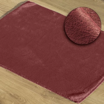 Emilio fürdőszobai szőnyeg bordó 100% poliészter 760 GSM Emilio fürdőszobai szőnyeg bordó 100% poliészter 760 GSM