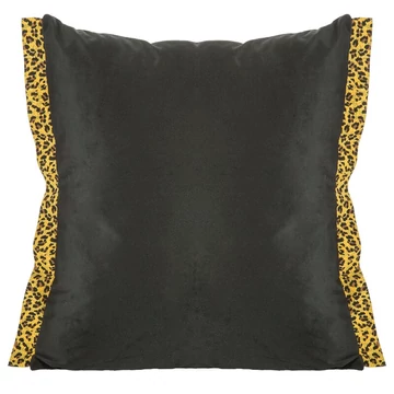 Viviane párnahuzat, elegáns dizájn, 100% poliészter, fekete szín Viviane párnahuzat, elegáns dizájn, 100% poliészter, fekete szín