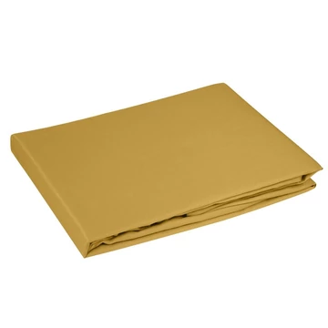 Dina gumis lepedő prémium minőségű 100% pamut mustár sárga színben Dina gumis lepedő prémium minőségű 100% pamut mustár sárga színben