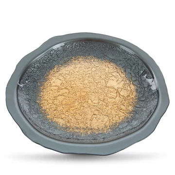 Abi üveg dekoratív tálca, 28 cm átmérő, acél szín Abi üveg dekoratív tálca, 28 cm átmérő, acél szín