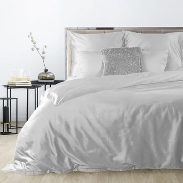 Dina szett magas minőségű pamutszatén világosszürke