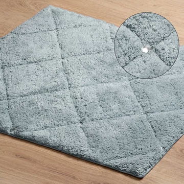 Chic fürdőszobai szőnyeg puha és látványos 100% pamut ezüst Chic fürdőszobai szőnyeg puha és látványos 100% pamut ezüst