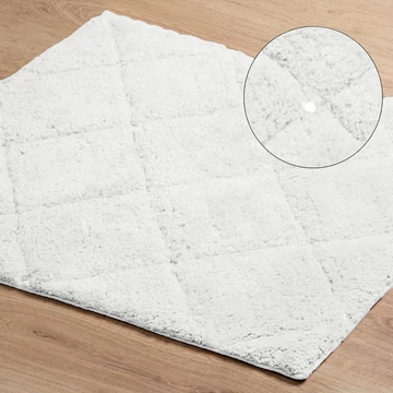 Chic fürdőszobai szőnyeg Fehér színben Chic fürdőszobai szőnyeg Fehér színben