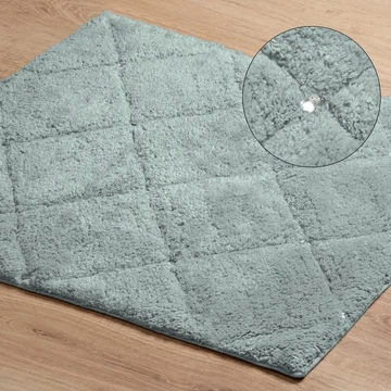 Chic fürdőszobai szőnyeg - puha, pamut, menta szín Chic fürdőszobai szőnyeg - puha, pamut, menta szín