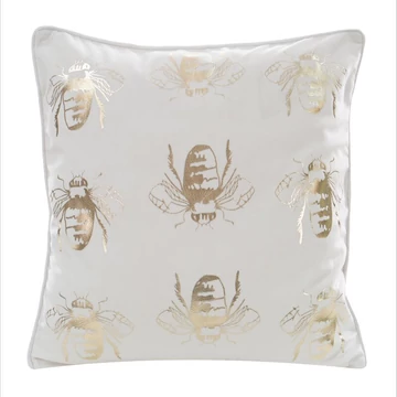 Bársony párnahuzat szimmetrikus méhmintával Bársony párnahuzat szimmetrikus méhmintával