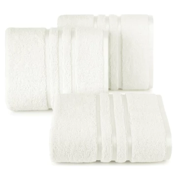 Madi törölköző - elegáns bordűr, 100% pamut, krém szín
