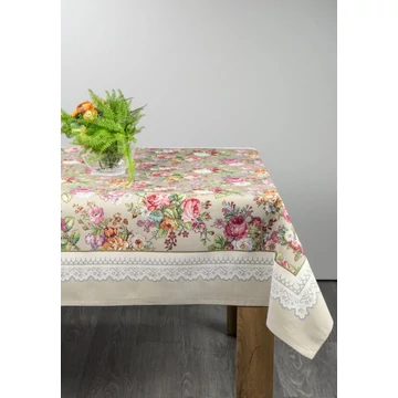 Gobelin asztalterítő olíva színben 63% poliészter 34% pamut 3% akril Gobelin asztalterítő olíva színben 63% poliészter 34% pamut 3% akril