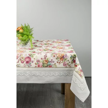 Gobelin terítő 63% poliészter és 34% pamut világosszürke színben Gobelin terítő 63% poliészter és 34% pamut világosszürke színben