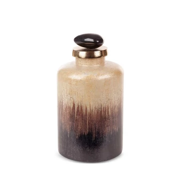 Gala üveg dekorációs figura - 85% üveg, barna szín Gala üveg dekorációs figura - 85% üveg, barna szín