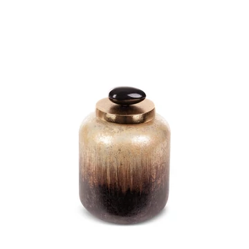 Gala üveg dekorációs figura, 85% üveg, barna szín Gala üveg dekorációs figura, 85% üveg, barna szín