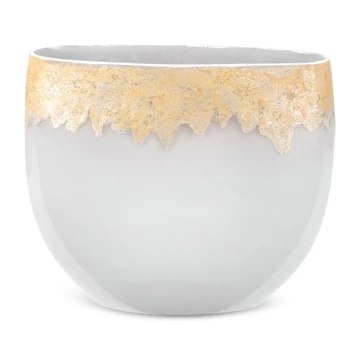 Iris üveg dekoratív kaspó, 100% üveg, ezüst szín Iris üveg dekoratív kaspó, 100% üveg, ezüst szín