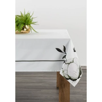 Virágmintás pamutból készült NATURA terítő Virágmintás pamutból készült NATURA terítő