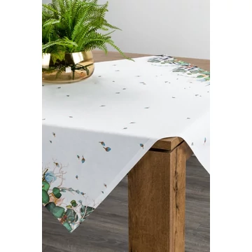 Natu 5 asztalterítő virágmintás 100% pamut fehér Natu 5 asztalterítő virágmintás 100% pamut fehér