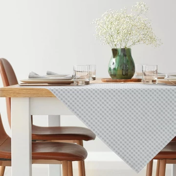 Flash 1 asztalterítő karácsonyi mintával 94% poliészter 6% fényes szál szürke szín Flash 1 asztalterítő karácsonyi mintával 94% poliészter 6% fényes szál szürke szín