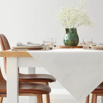 Obrus Flash 1 Karácsonyi mintás fényes asztalterítő poliészter és pamut krém szín Obrus Flash 1 Karácsonyi mintás fényes asztalterítő poliészter és pamut krém szín