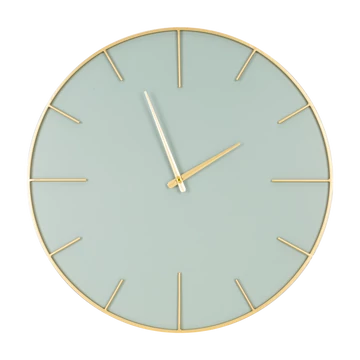 Zegár Dekorációs - Modern, Elegáns, MDF és Fém, Mentás Szín Zegár Dekorációs - Modern, Elegáns, MDF és Fém, Mentás Szín
