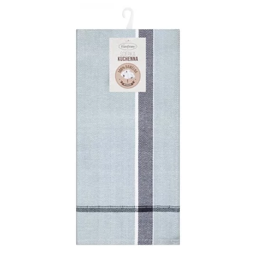 Bővített konyhai törölköző - 100% pamut, világoskék szín