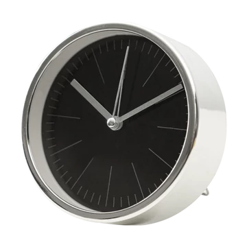 Zegár dekoracyjny - álló óra, műanyag, fekete szín Zegár dekoracyjny - álló óra, műanyag, fekete szín