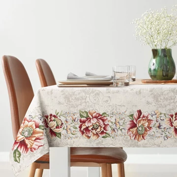 Gobelinszövet asztalterítő szenil természetes szín Gobelinszövet asztalterítő szenil természetes szín