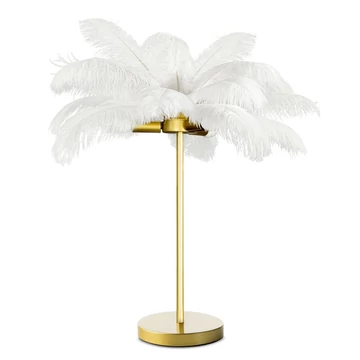 Feri Lampa - Dekoratív állólámpa, fém, fehér szín Feri Lampa - Dekoratív állólámpa, fém, fehér szín