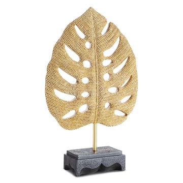 Eldo dekoratív figura, arany színben, 100% poliészter gyanta Eldo dekoratív figura, arany színben, 100% poliészter gyanta