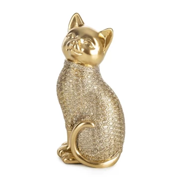 Haris dekoratív figura - 100% poliészter gyanta, arany szín Haris dekoratív figura - 100% poliészter gyanta, arany szín