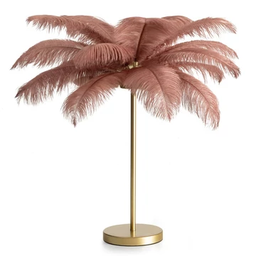 Feri Lampa - Dekoratív Állólámpa, Fém Anyag, Poros Rózsaszín Színben Feri Lampa - Dekoratív Állólámpa, Fém Anyag, Poros Rózsaszín Színben