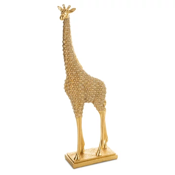 Senti dekoratív figura - arany színben, poliészter gyanta anyagból Senti dekoratív figura - arany színben, poliészter gyanta anyagból