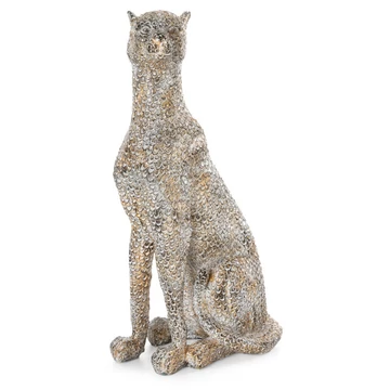 Bary dekoratív figura - acél színben, poliészter gyanta anyagból Bary dekoratív figura - acél színben, poliészter gyanta anyagból