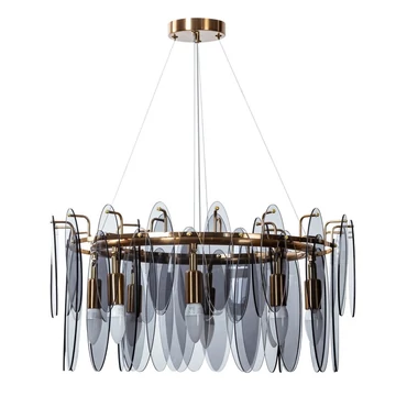 Marla lámpa - dekoratív függőlámpa, üveg és fém, átlátszó szín Marla lámpa - dekoratív függőlámpa, üveg és fém, átlátszó szín