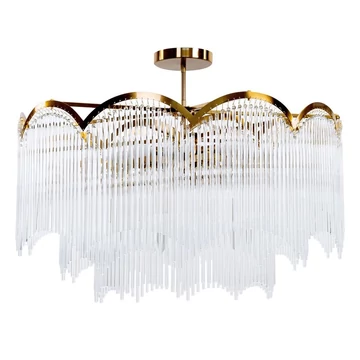 Salma lámpa - dekoratív függőlámpa, üveg és fém, fehér szín Salma lámpa - dekoratív függőlámpa, üveg és fém, fehér szín