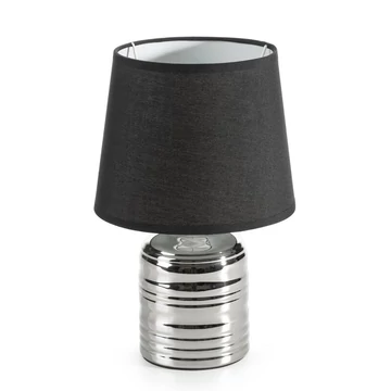 Ceramika asztali lámpa - Dekoratív lámpa, kerámia, fekete szín Ceramika asztali lámpa - Dekoratív lámpa, kerámia, fekete szín