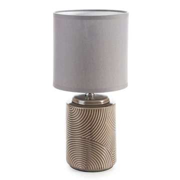 Ceramika asztali lámpa, dekoratív, kerámia anyag, bézs színben Ceramika asztali lámpa, dekoratív, kerámia anyag, bézs színben