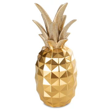 Estel dekorációs figura, 10 cm átmérő, 25 cm hosszú, műgyanta, arany szín Estel dekorációs figura, 10 cm átmérő, 25 cm hosszú, műgyanta, arany szín