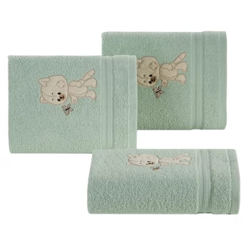 Baby66 gyerek törölköző 100% pamut mentazöld színben Baby66 gyerek törölköző 100% pamut mentazöld színben