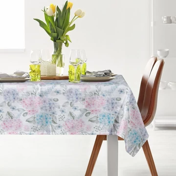 Summer8 asztalterítő virágmintás 100% poliészter természetes szín Summer8 asztalterítő virágmintás 100% poliészter természetes szín